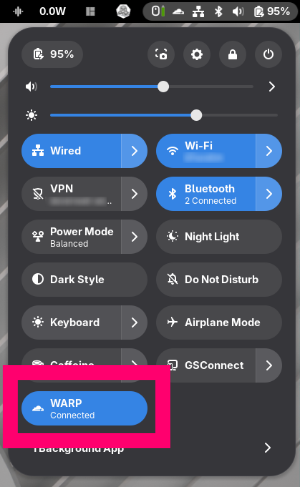 gnome-cloudflare-warp-toggle