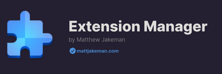 Gnome Extension Manager
